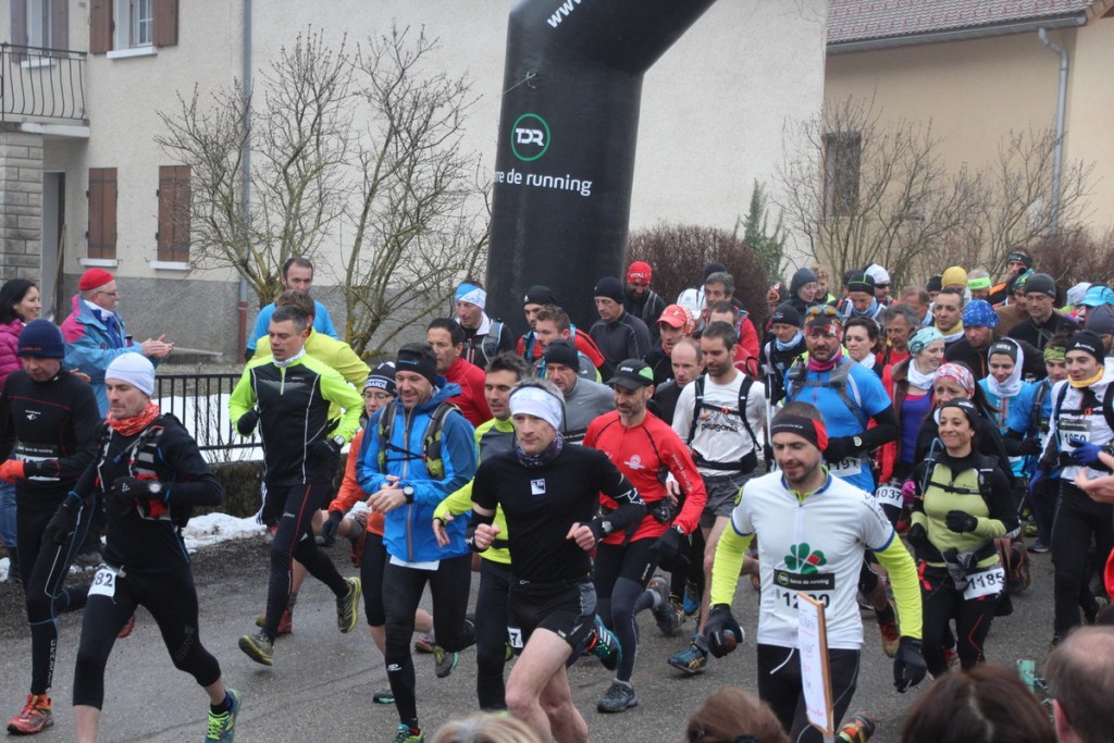 C'est parti! The race start as both 10k and 20k runners start the race. Courtesy of the race website. 