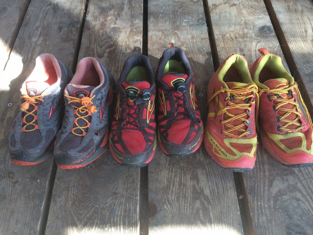 My history of Brooks Cascadias - still going strong after 1000 miles of off-road running